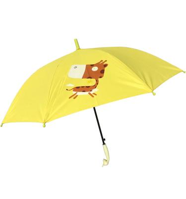 China 21inchX8K Cartoon Customized Logo Automatic Open UV Protection Kids Cardboard Umbrella for sale