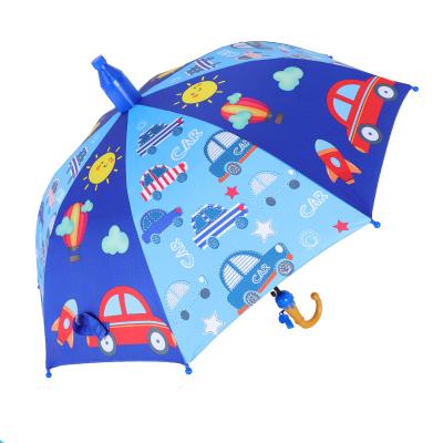 China Cartoon Black Coating Waterproof Plastic Sheath Children Cardboard Umbrella Kids Umbrella for sale