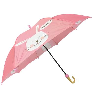 China 23inchX8K Cartoon Pongee Cardboard Auto Open Silk Printing Umbrella for sale