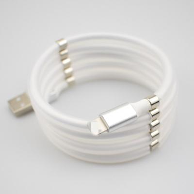 China 2020 New Super Coil Self-Winding Magnetic Charging Data Cables for sale