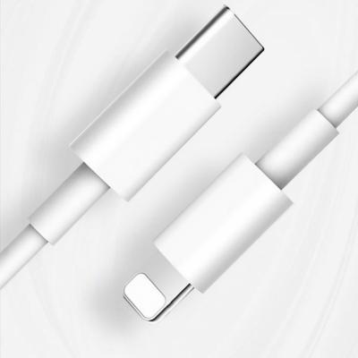 China Newest Mobile Phone PD 18W Mobile Phone Charger for Apple Type-C to Lightn Interface Charging Key Data Cable for sale