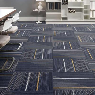 China Fire Resistance Modern Commercial Decorative Office Floor Carpet Tiles for sale