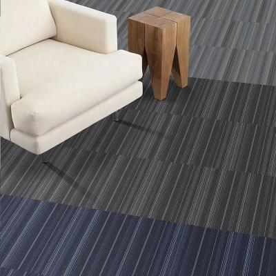 China FTR Manufacturer China PP Slip Proof Carpet Tiles Supplier / Nylon Waterproof Fire Retardant Carpet Tiles For Wholesale for sale