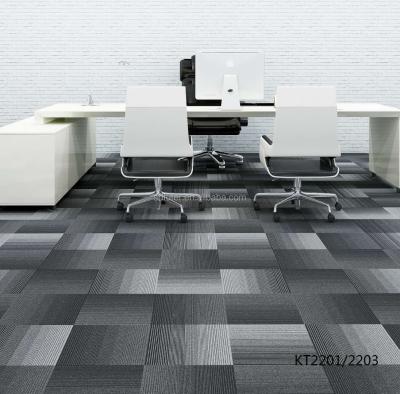 China OEM 50x50 Slip Proof Peel And Stick Commercial Soundproof Carpet Tiles for sale