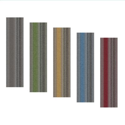 China Modern Affordable Plank Carpet Commercial Tile - Random Assorted Colors for sale