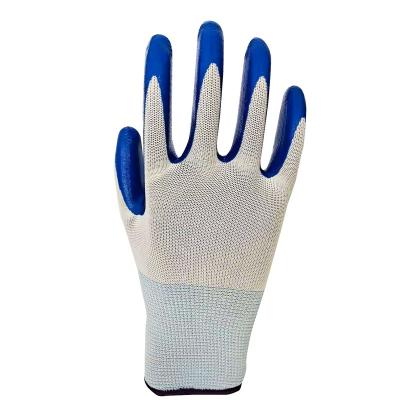 China Agriculture Wholesale Dexterity Work Gloves Nylon Anti-Slip Nitrile Coated Gloves for sale