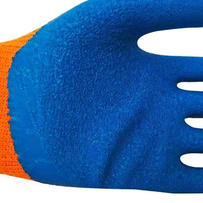 China Agriculture Latex Coated Breathable Protective Hand Gloves Occupational Safety Hand Glove for sale