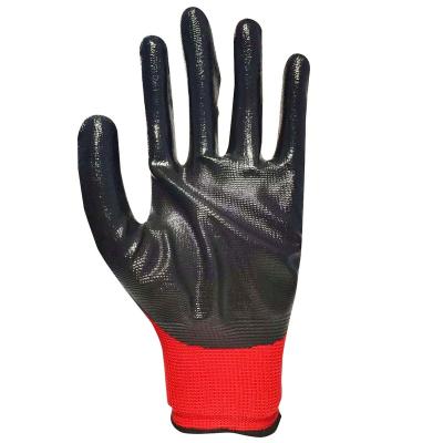 China Agriculture Work Gloves Nitrile Gloves Oil Resistance Safety Hand Gloves for sale