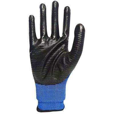 China Agriculture Nitrile Plam Coated Oil Resistance Gloves for sale