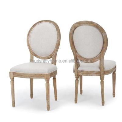 China Louis Chairs For Events Venue French Style Vintage Wood Modern Commercial Upholstered Kitchen Dining Chairs for sale