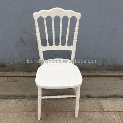 China Napoleon Chair Silla White House Stackable Wooden Stackable Napoleon Chair for Sale Wedding Napoleon Silla for sale