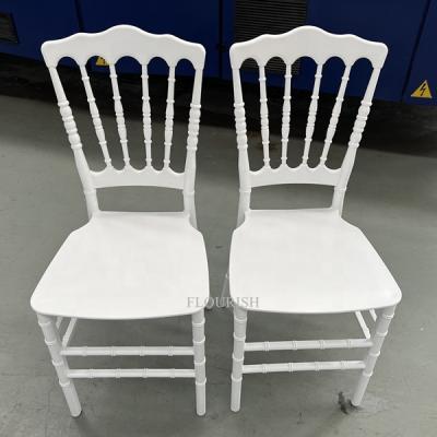 China 2022 Stackable Modern Cheap Events Used White Plastic Napoleon Chair Silla Monoblock Stackable for sale