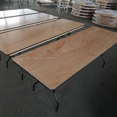 China 183CM Long Modern Table Plywood Folding Table 72