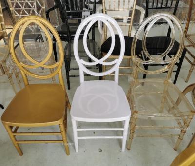 China Stacking Resin Gold Clear Phoenix Wholesale Stacking Chair For Wedding AND Events Hospitality Furniture for sale