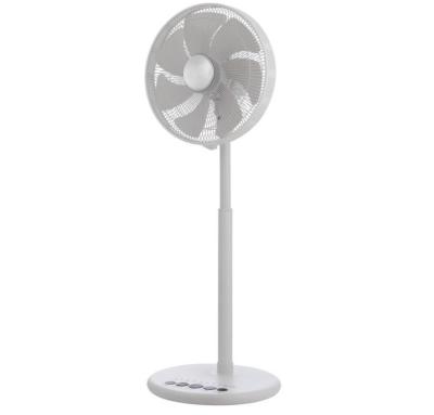 China Can be controlled by feet step 14 inch DC electric silence high wind clean design table stand fan 12 step speeds for sale