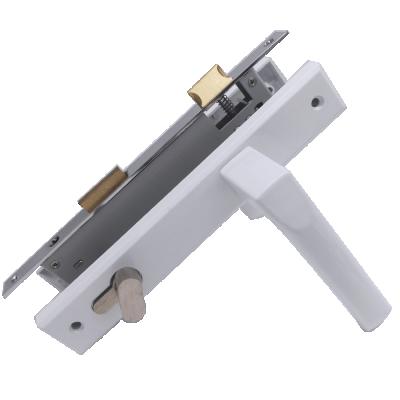 China Modern Aluminum Alloy Door Handle And Lock For UPVC Casement Door for sale