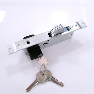 China Aluminum Sliding Door Black Color Sliding Door Mortise Lock Sliding Lock for sale