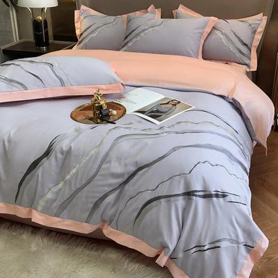 China Modern Modern Marble Printing Bedding Set, Single King Bedclothes Quilt Cover Queen Pillowcase Quilt Cover Double/ for sale