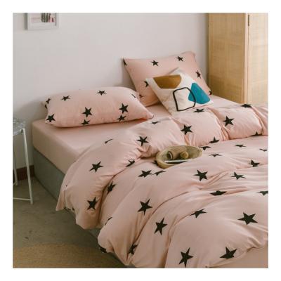 China Nondisposable Nordic Small Size Cartoon Toddler Comforter Bedding Set, Designers 3 Pcs Summer 100% Cotton Kids Bed Sheets Bed Set for sale