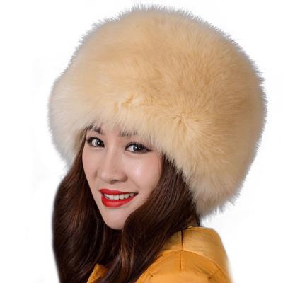 China Jtfur JOINT SEAL Women Fashion Hot Sale Winter Outdoor Ear Warmer Russian Girl Hat Headband Fluffy Faux Fur Hats for sale