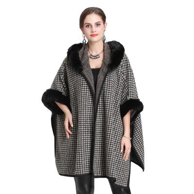 China Plus Size Viable Jtfur Women Fur Jtfur Sweater Cardigan Shawl Coat Hooded Coat Coat for sale