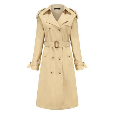 China Wholesale Viable Jtfur Women Fashion Anorak Long Style Ladies Casual Ditch Coat for sale