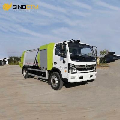 China New Energy 61.3 Kwh Cubic Electric Vehicle Rhd 8 8m3 8cbm 8ton Compressed Garbage Truck for sale