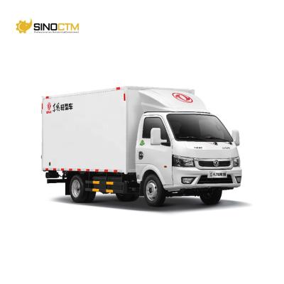 China New China 61.3 KWH Electric Dongfeng Van Truck Small Electric Light Cargo Vehicles for sale