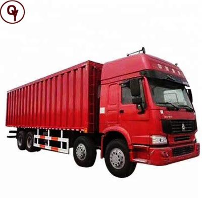 China China Sinotruk Howo 8x4 40t heavy duty van cargo truck of kinds for sale in Africa for sale