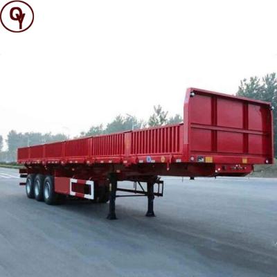 China Load China Factory 40ft Flatbed Truck 13m Flat Bed Howo Liquid Semi Trailer Truck for sale