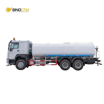 China Carbon Steel Howo Water Tanker 6x4 20000 Liter Water Jet Bowser Water Tank Truck for sale