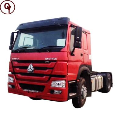 China Sinotruk Used And New 2015 Year 10 Wheeler Tractor Trailer Head 6x4 420hp Howo Heavy Duty Truck 7000x2500x3800 for sale