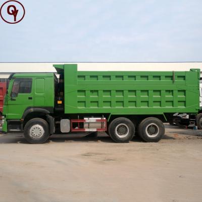 China Excellent Condition 371HP Used HOWO 6X4 Tipper Truck Dump Truck For African Market > 8L for sale