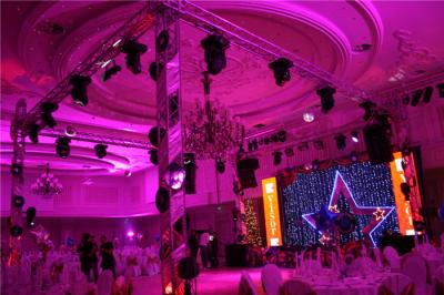 China Lightweight Silver Concert Event Truss Aluminum 10X10 Foot Hotel Wedding for sale