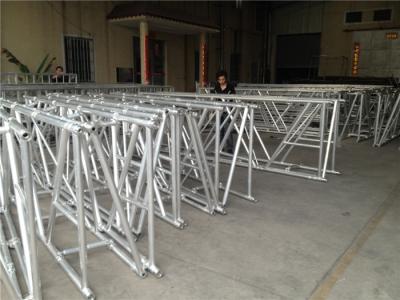 China Thick Square Folding Stage Truss 600x1200 mm Trussing System for Indoor Evening Party for sale