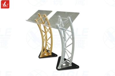 Chine Support en aluminium acrylique démontable de haut-parleur 3,9 pieds pour des universités/églises à vendre