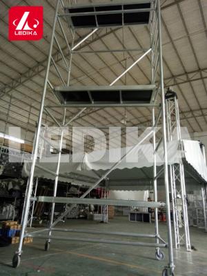 China Folding Step Bench Working Platform Aluminum Layer Truss Protable Work Bench for sale