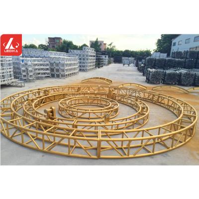 China Customized Aluminum Bolt Light Truss Rotating And Lifting Circle Truss for sale