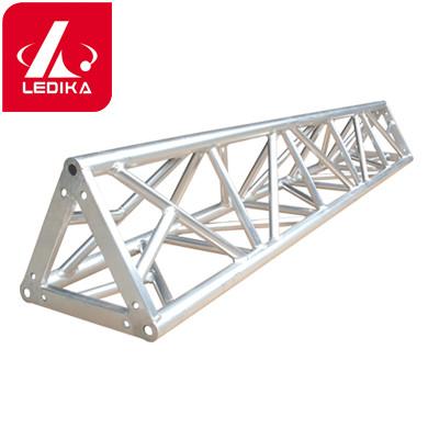 China Screw Type 400mm 6082 Aluminum Spigot Truss / Triangle Tube Truss for sale