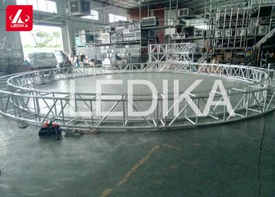 China Mini Semi Aluminum Circle Stage Lighting Truss Ring Rock Light Weight for sale