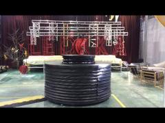 Heavy Duty Rotating and Lifting System with Black Steel Construction