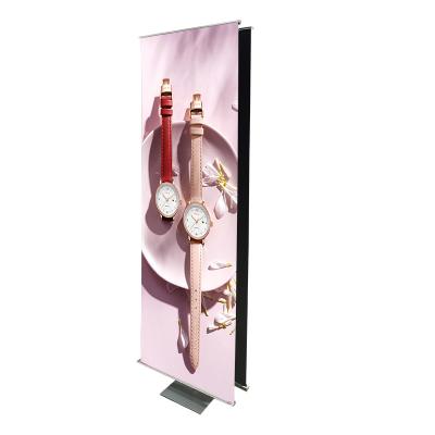 China Outdoor Advertising Display ADMAX Rack SEG Rack Poster Display Indoor Double Sided Hanging Graphic Printing For Mall for sale