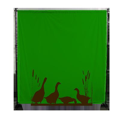 China Scenic Adjustable 2.4*2.4m Photography Backdrop Green Screen For Online Meeting for sale