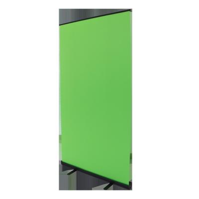 China Photography Green Retractable Backdrop Banner Screen Roll Up Portable Retractable Green Backdrop Without Screen Installation for sale