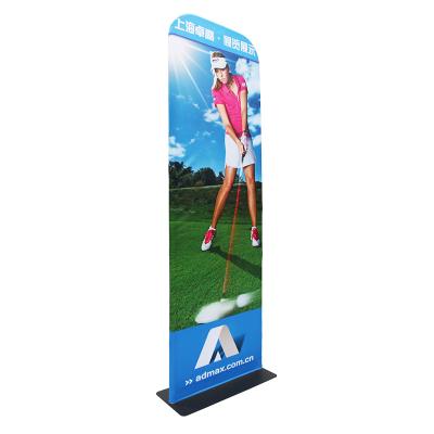 China ADMAX 4FT Promotional Double Sided Custom Tension Fabric Logo Backdrop Display For Your Event for sale