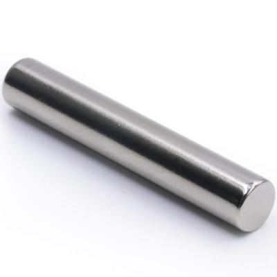 China Industrial Magnet N52 Neodymium Cylinder Magnet (10 x 60mm) with Magnetic Poles on Sides for sale