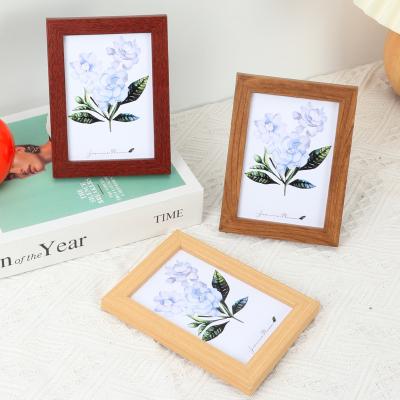 China Europe Nature Wood Frame A5 A4 A3 Solid Simple Black White Color Image Photo Frame With Plexiglass for sale