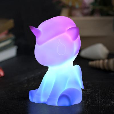 China OEM USB Smart Modern Custom Cute Bedroom Mood Kids Baby Nursery Cartoon Unicorn LED Night Light Decorative Lamp With Outdoor for sale