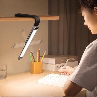 China Flexible Foldable CE Listed Custom Modern Folding Eye Shield Led Bedside Reading Book Table Lamp For Study Office for sale