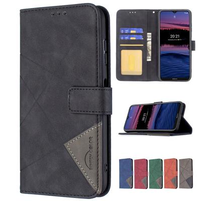 China With Prism Covered Stand Wallet Magnetic Flip Leather Case For Nokia C12 C22 C32 G22 G21 G20 G11 5.4 5.3 3.4 2.4 2.3 Fall Protective Cover for sale